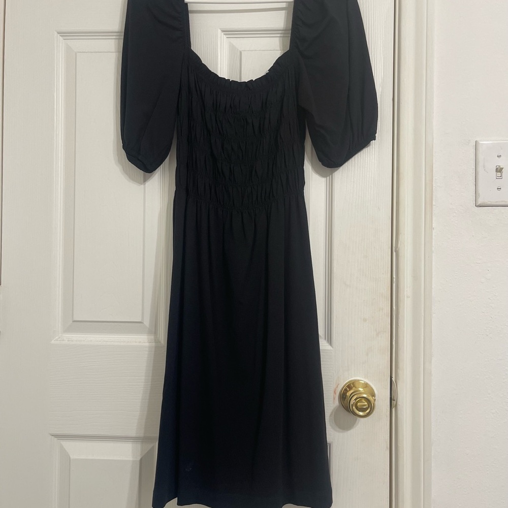 H&M Black Long Sleeve Dress